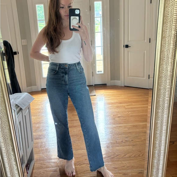 Zara High rise Jeans size 6 - Picture 2 of 3